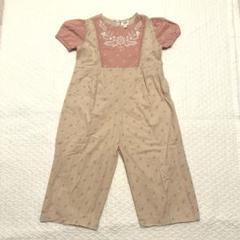 Apolina 刺繍入りオーバーオール 5-7Y