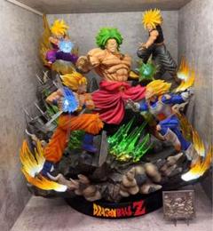 ドラゴンボール　ガレージキット　ゴジータVSブロリー　修行 超サイヤ人ゴッド超サイヤ人ゴジータVS超サイヤ人ブロリー