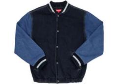 Supreme Denim Varsity Jacket