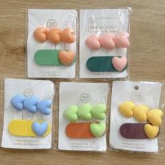 5セット❣️ プリンセス キャンディーカラー ヘッドドレス クリップ ヘアピン
