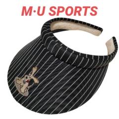 エムユースポーツ　サンバイザー　ゴルフ　MUスポーツ　ミエコウエサコ