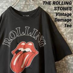 THE ROLLING STONES ビンテージ ダメージ Tシャツ 古着