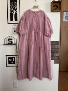美品★ピンタックワンピース＊ピンク