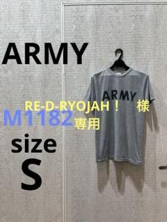 M1182 ARMY アーミープリントTシャツ　ミリタリープリントTシャツ