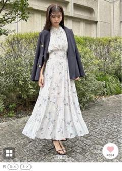 SNIDEL スナイデル Sustainable20周年プリントワンピース R