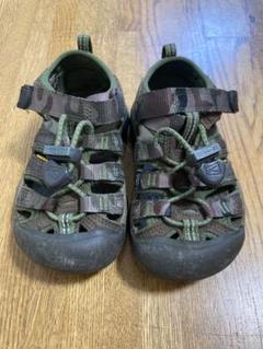 KEEN キッズサンダル　カモフラ　15cm