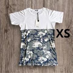 新品 DENHAM Tシャツ XS コットン 迷彩 メンズ レディース 半袖 夏
