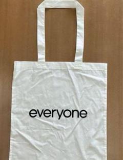 新作everyone トートバッグ everyone nylon logo tote bag (BLACK) | everyone