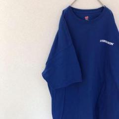 USA古着 ferguson スーパーオーバーサイズ Tシャツ 青 ワンポイント