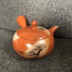 急須常滑焼茶道具夏目雅仁作風船彫刻緑泥
