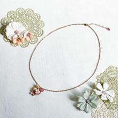 さくらのネックレス  ♯チェリークオーツ　♯ピンク　♯お花見のサムネイル