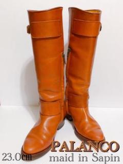 【新品】Palanco　パランコ　本革ブーツ　キャメル　サイズ37 美品】Palanco パランコ 本革ブーツ キャメル サイズ37
