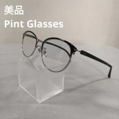 312 美品　PINT GLASSES PG-709-BK 　メガネ　度あり