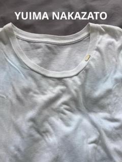 YUMI NAKAZATO ホワイト Tシャツ 金プレ　アクセント L