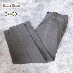 エディーバウアー【L相当】34×30センタープレス デニムパンツ ストレート