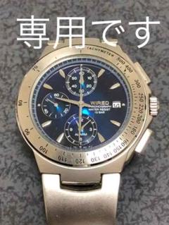 WIRED ALBA ワイアード メンズクロノグラフ腕時計 7T62-0A50