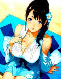 清楚 アニメ コスプレ AI美女 L版 デジタルアート イラスト LY541