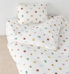 未使用】B ジェラートピケ マリオ 寝具 3点セット シングル Sleep