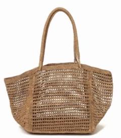 Sale☆MADE IN MADA ☆ BAG メッシュ型かごバッグ・未使用品 Made in Mada｜マダガスカル バッグ HADRIEN（ティー）かご