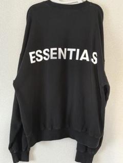 ESSENTIALS ブラック トレーナー Mサイズ ESSENTIALS スウェット トレーナーブラックM