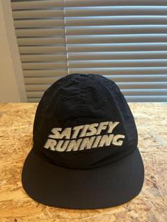 satisfy running キャップ　ブラック