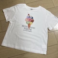 ②mezzo juniorアイスクリームTシャツ