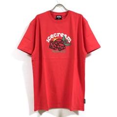 新品 ICECREAM CHERRY 半袖 Tシャツ メンズ レッド XL