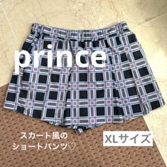 ★美品★prince プリンス テニス スカート風 ショートパンツ XL