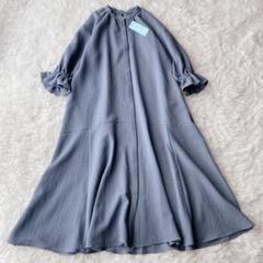新品タグ付クミキョク【WEB限定】クレープストレッチ シャツワンピース 7分丈 新品タグ付クミキョク【WEB限定】クレープストレッチ シャツ