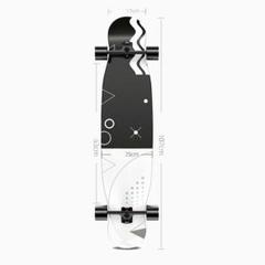 サイズの長いプロスケートボード、スピードと情熱
