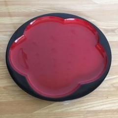 京都 象彦 漆器 紅梅盆 漆皿 うるし 梅 紅梅