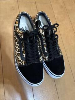 Supreme Vans スニーカー ネイビー/レオパード Supreme×VANS 'Leopard Half Cab'レオパード ハーフキャブ