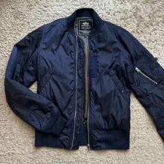 ALPHA INDUSTRIES ネイビー MA-1ジャケット WEB限定】MA-1ジャケット/リバーシブル(M ネイビー): ジャケット