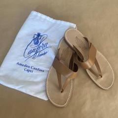 Amedeo Canfora Capri サンダル　未使用品 AMEDEO CANFORA CAPRI SANDALS アメディオカンフォラカプリ 24