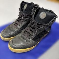 ディーゼル DIESEL 28 メンズハイカットスニーカー　黒　RN93243