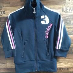 adidas ネイビー ジャージ 7部袖