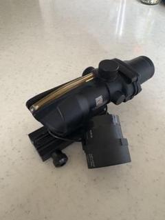 Trijicon ACOG TA31タイプ 4倍固定　キルフラッシュ ブラック付 TR ACOG TA31 タイプ 4倍 スコープ & OP ダットサイト ブラック