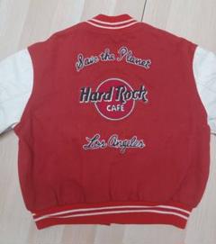 最終値90's Hard Rock Cafeスタジャン Hard Rock CAFEスタジアムジャンパー