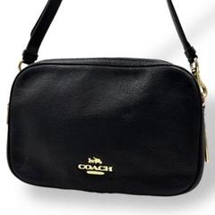 ✨極美品✨ COACH コーチ カメラバッグ レザー 馬車ロゴ 黒 ブラック