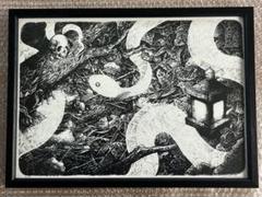 吉澤究 sadam yoshizawa 点描画 アートポスター ① 居合