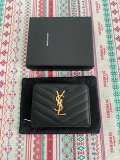 Saint Laurent 【日本完売】モノグラム二折り財布ダークスモッグ Saint Laurent 【日本完売】モノグラム二折り財布ダークスモッグ