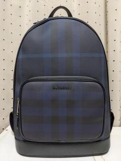 希少 Burberry バーバリー ノバチェック  リュック バックパック 紺色 BURBERRY バーバリー リュックサック チェック柄 バックパック