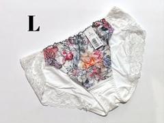 エメフィール Lサイズ フラワーサイドスリム プレーンショーツ