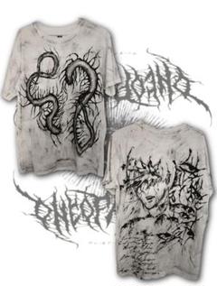 【即購入 可】リメイク ペイント Tシャツ
