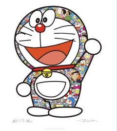 村上隆 ドラえもん タイムマシンでレッツゴー カイカイキキ ポスター アート 村上隆 ドラえもん タイムマシンでレッツゴー カイカイキキ ED100