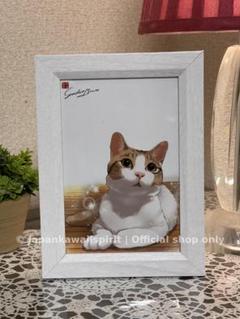 kawaii neko「心とろける瞳｜猫の高品質アートプリント（額付き）」ねこ