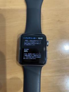 Apple Watch ブラック 本体　シリーズ3 42m mケース 　美品