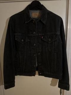 80s Levi’s 先染め USA製 トラッカージャケット ブラック 黒 44のサムネイル