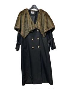 ♪ 極美品　定価16,000 MURUA ボア　ファーコート　ブラック 高級感 ♪ 極美品 定価16,000 MURUA ボア ファーコート ブラック 高級感
