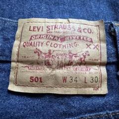 希少【90s】Levi's 501 USA製 赤文字 濃いめ W34 L30